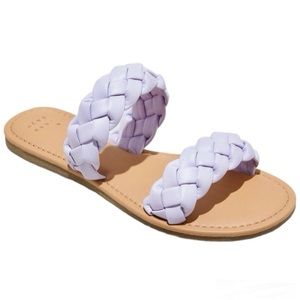 Women's Lucy Braided Slide Sandals - Lavender